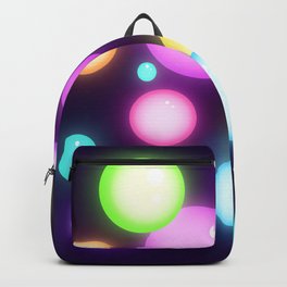 Magical Colorful Glowy Orbs Backpack