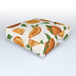 Orange Slices  Outdoor Floor Cushion