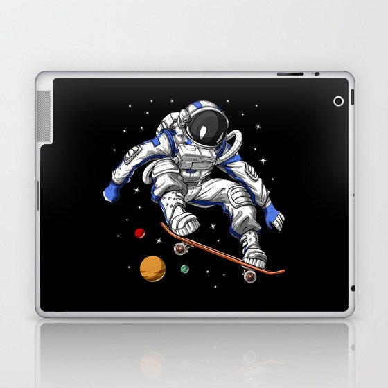 Astronaut Skater Laptop & iPad Skin