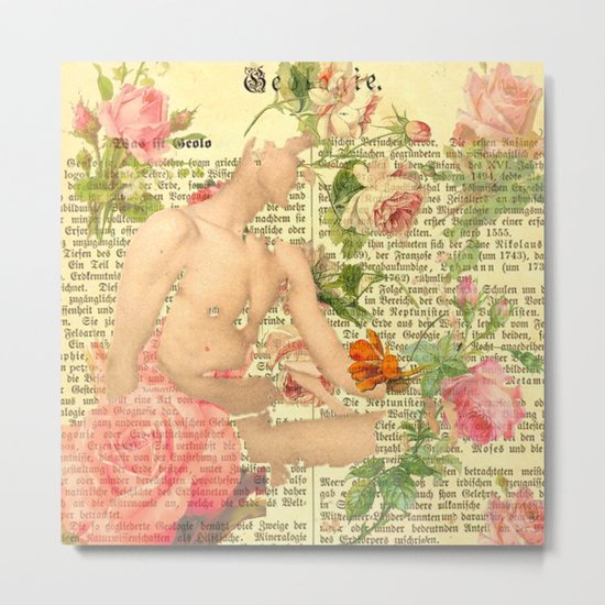 Rose Boy Metal Print