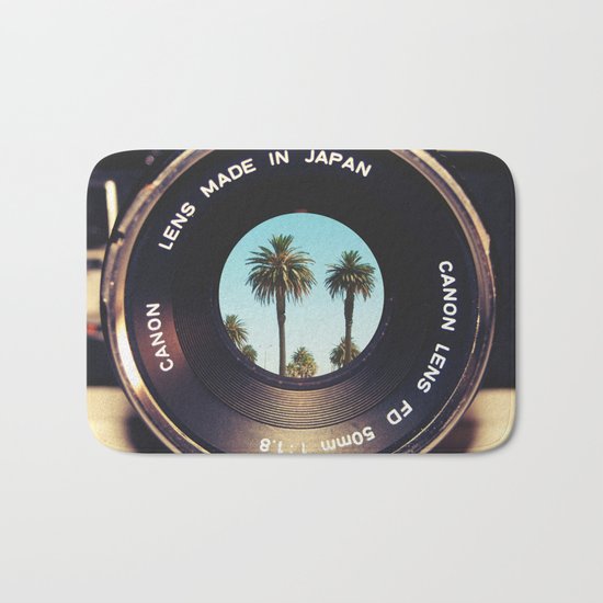 focus on palms Bath Mat
