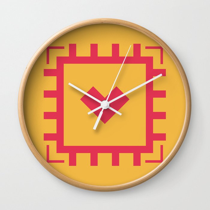 MICROPROCESSOR CHIP Wall Clock
