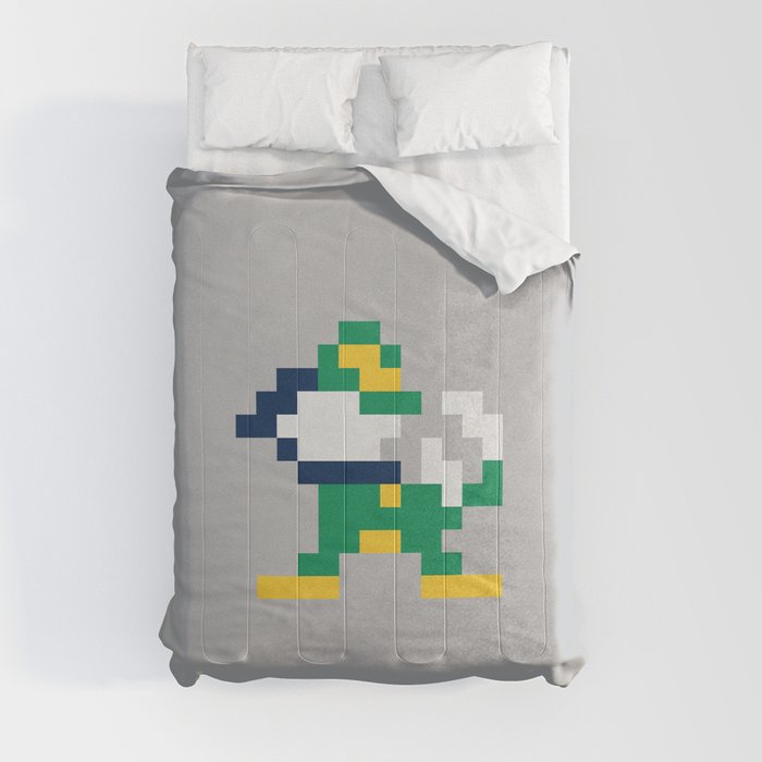 8bit Notre Dame Logo Comforter