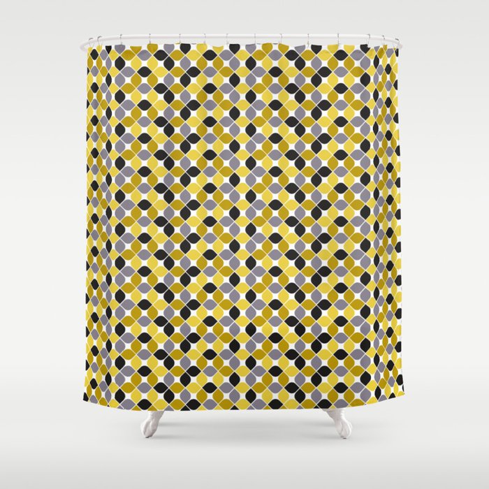 Yellow Grey Navy Blue Mustard Spot Seamless Pattern Society6