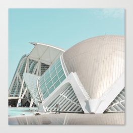 Spain Photography - Beautiful Opera House In Valencia Canvas Print