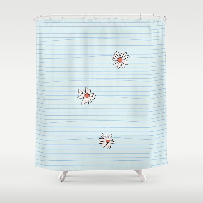 Art To Runaway With {Blue Shoes} Shower Curtain