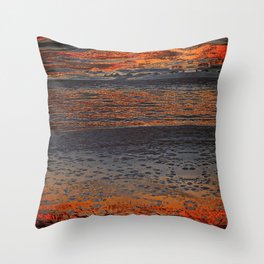 Together we sit and watch the day end Throw Pillow
