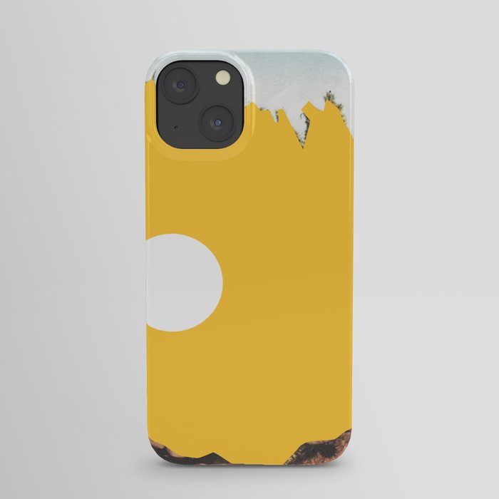 into nowhere · minimal yellow iPhone Case
