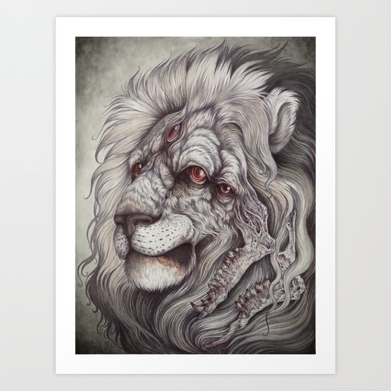the Nemean Lion Art Print
