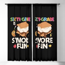 Sixth Grade Is S'more Fun Blackout Curtain