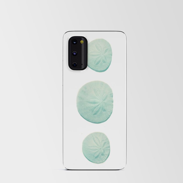 Pacific Ocean Sand Dollars Northwest Beach Nautical Seashell Turquoise Nature Pattern Collection  Android Card Case