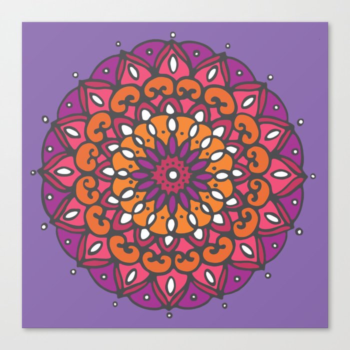 Mandala Colours I Canvas Print