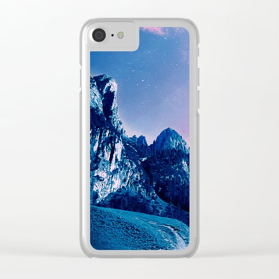 Mountain Magic Clear iPhone Case