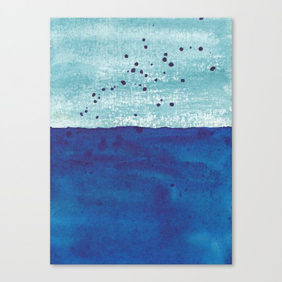 Water and Color 4 Canvas Print