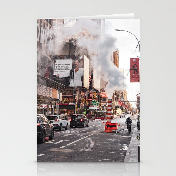 New York City Steam in the Street | Photography Stationery Cards