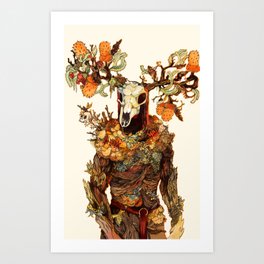 They come in the dark Art Print