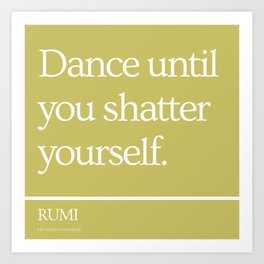Rumi Quotes Art Prints For Any Decor Style Society6