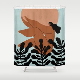 Catching the sun Shower Curtain