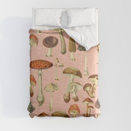 Mushrooms pink Comforter