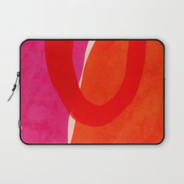 relations IV - pink shapes minimal painting Laptop Sleeve