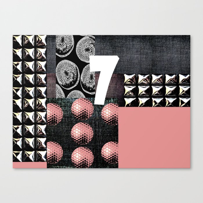 PALE PINK #THE 7 Canvas Print