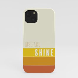 Rise and Shine Sunrise Stripes iPhone Case