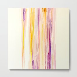 abstract modern yellow and purple   Metal Print | Acrylic, Oil, Painting, Curated, Modern, Abstractpurple, Pattern, Watercolor, Abstractyello, Luxuryyellow 