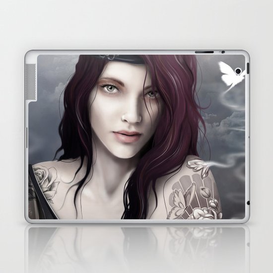 Tattoo girl Laptop & iPad Skin