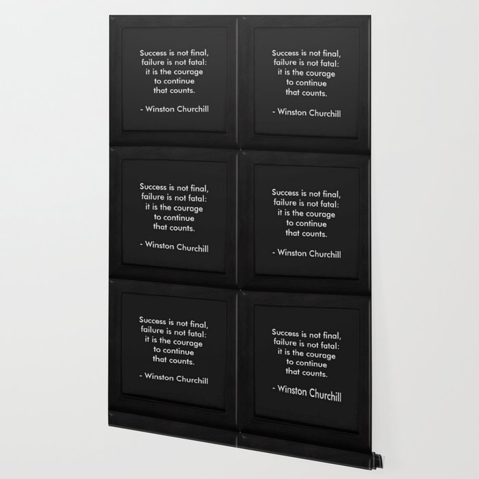 Winston Churchill Success Quote Art Famous Quotes Inspirational