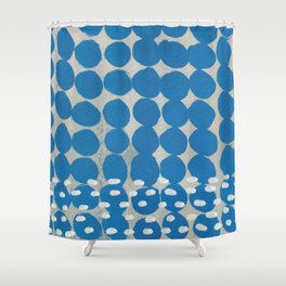 Dot and Dash Shower Curtain