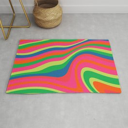 PSYCHEDELIC LIQUID ART PATTERN Area & Throw Rug