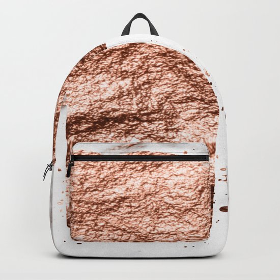 Elephant - rose gold marble Backpack