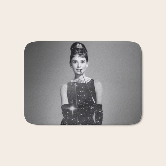 Audrey Hepburn Bath Mat