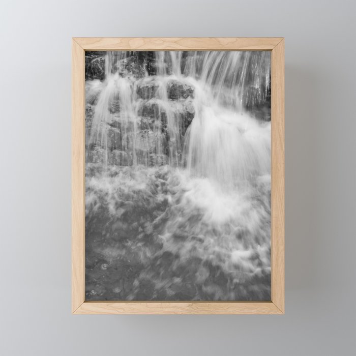 Waterfall Cascade Framed Mini Art Print