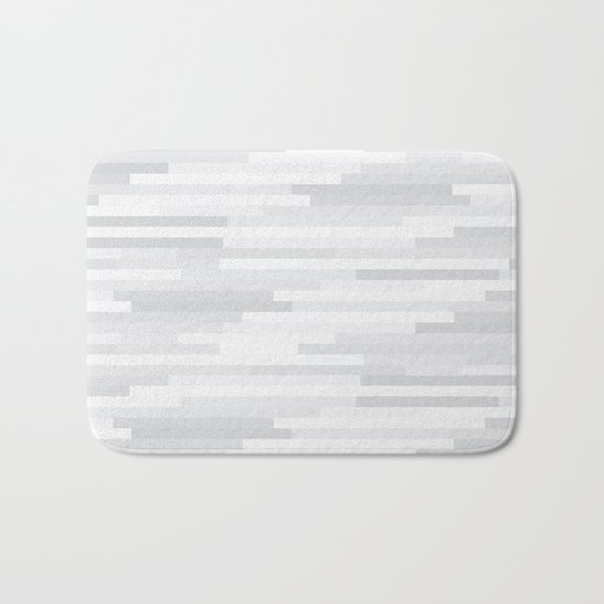 White Estival Mirage Bath Mat