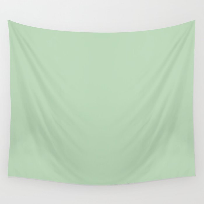 Bungalow Green Wall Tapestry