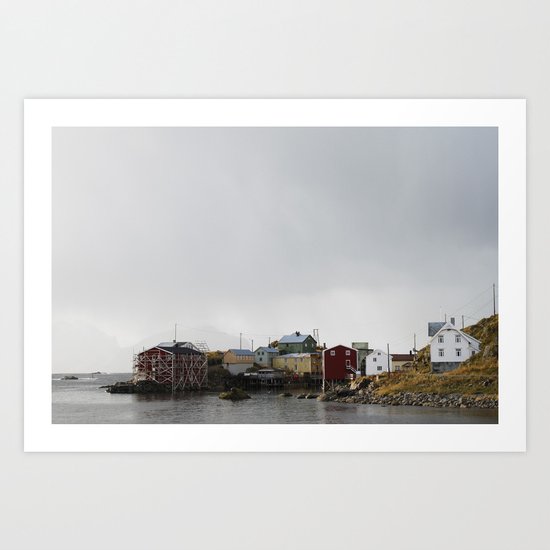 Nyksund, Lofoten Art Print