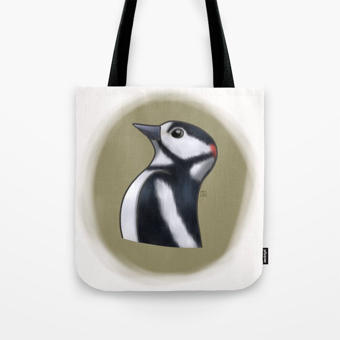 Great-Spotted Woodpecker Tote Bag
