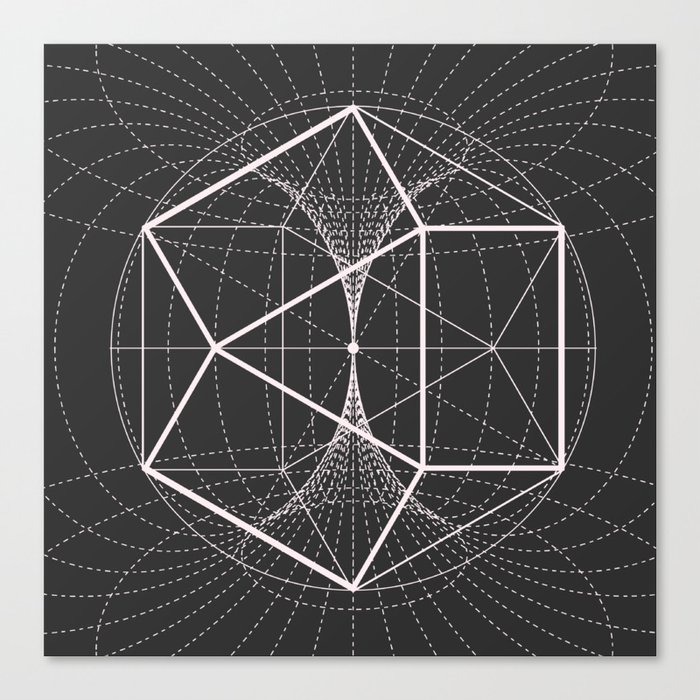 Mi Merkaba - Magic Hexagon Canvas Print