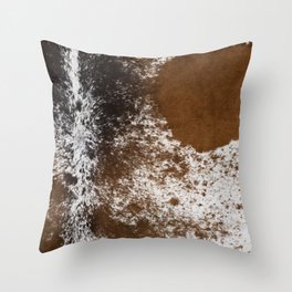 Cowhide pattern Throw Pillow