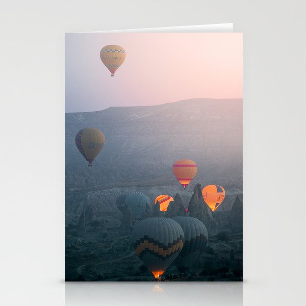 Balloons over Cappadocia Stationery Cards