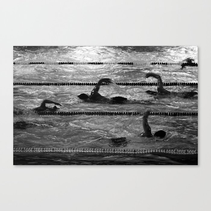 Swimmers | Fine Art Sport Photography Canvas Print