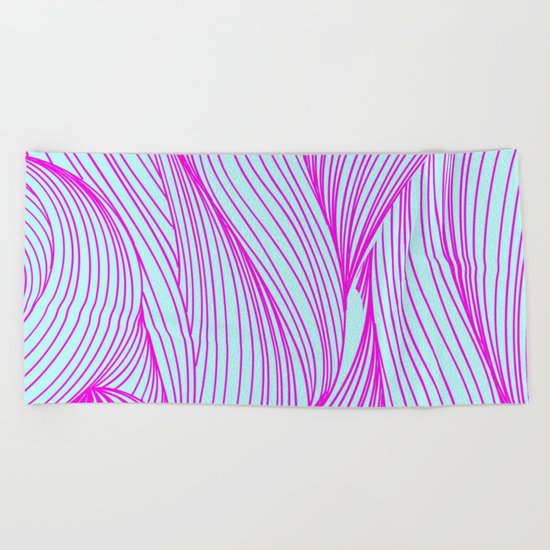 Particles of you Beach Towel