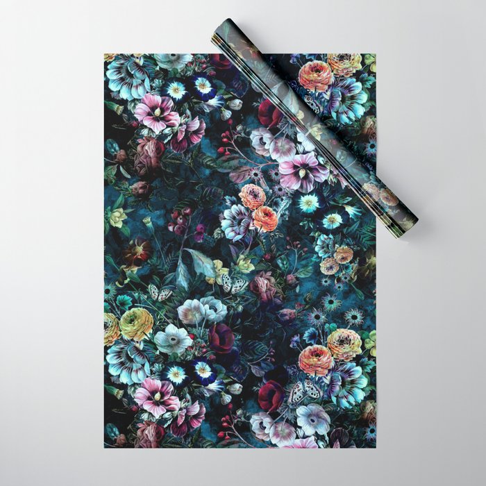 Night Garden Wrapping Paper
