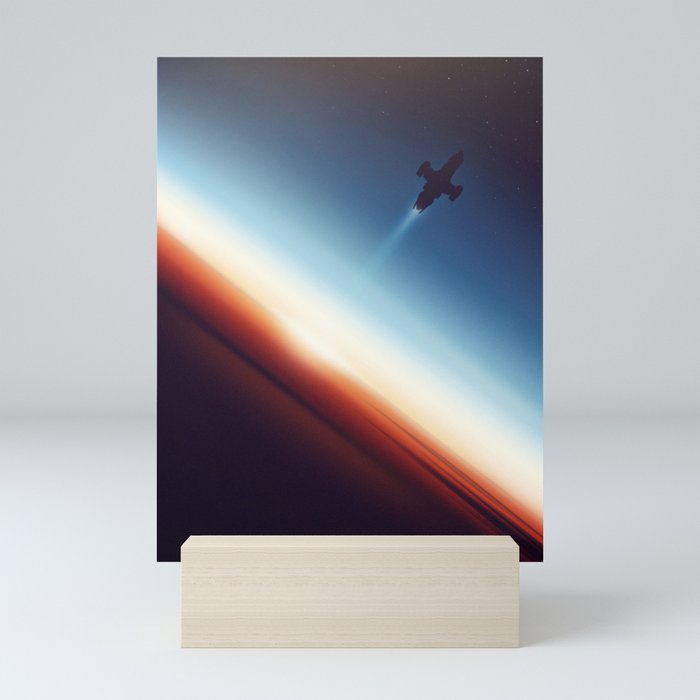 Into Space Mini Art Print