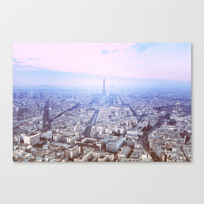 Welcome to Paris Canvas Print