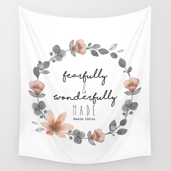 Fearfully and Wonderfully Made Wall Tapestry