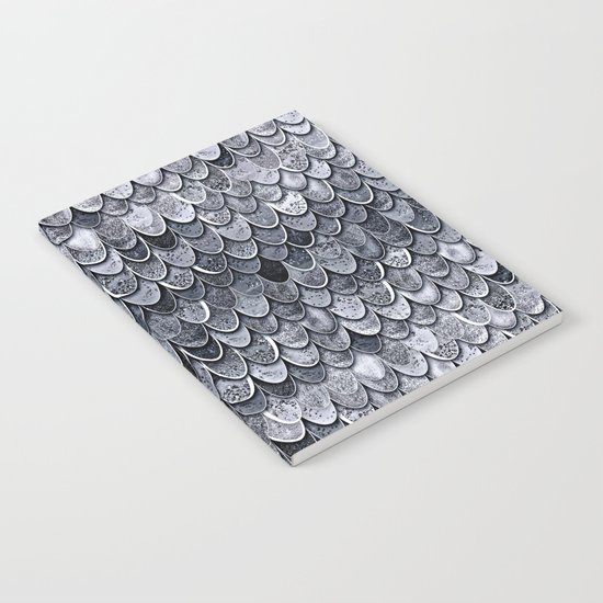 MAGIC MERMAID CLASSIC GREY by Monika Strigel Notebook