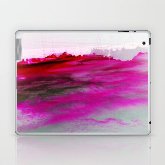 Purple Clouds Red Mountain Laptop & iPad Skin