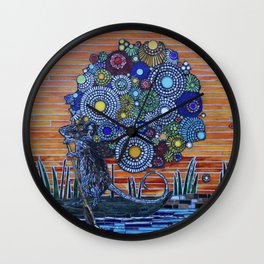 Flowers for Bella Wall Clock